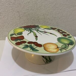 Vintage Royal Limited Ladybug Footed Pedestal Cake Stand